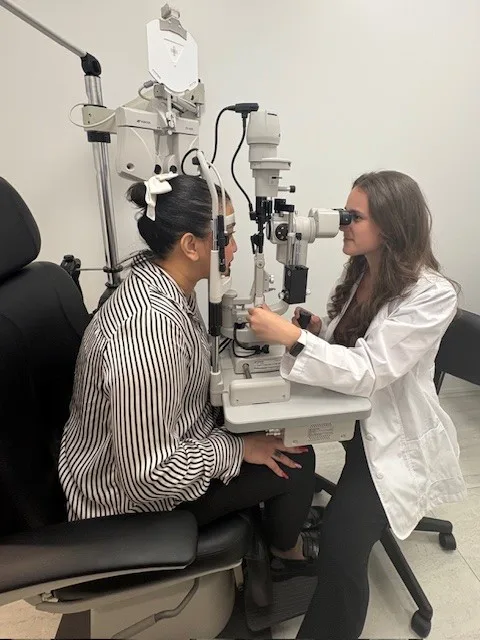 Eye exam in North Andersonville, Chicago